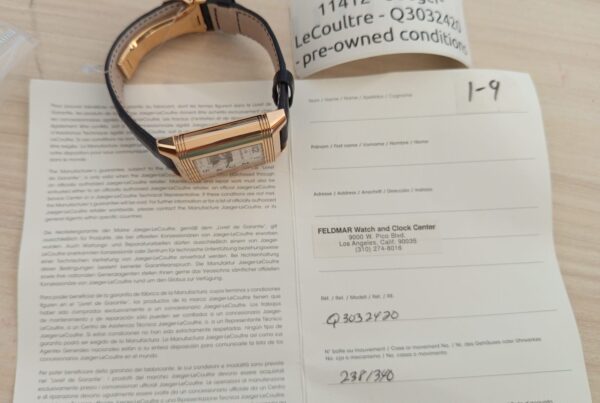 11412 - Jaeger-LeCoultre Q3032420 - pre-owned conditions with MINOR signs of usage - With Card - Image 4