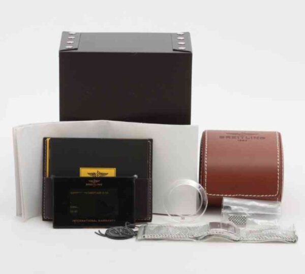 11405 - Breitling - AB2020 (Blue with bracelet and strap) - pre-owned conditions with MINOR signs of usage - Card & Box - Image 10