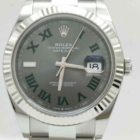 11843 - Rolex - 126334 (Wimbledon, 2024 Oyster) - pre-owned conditions with MINOR signs of usage - With Card