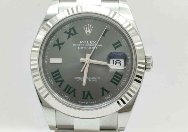 11843 - Rolex - 126334 (Wimbledon, 2024 Oyster) - pre-owned conditions with MINOR signs of usage - With Card