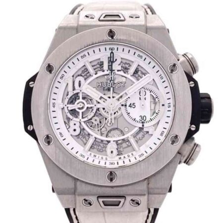 11374 - Hublot 411.NE.2010.LR.JSM15 (2024)- pre-owned conditions with MINOR signs of usage - Card & Box