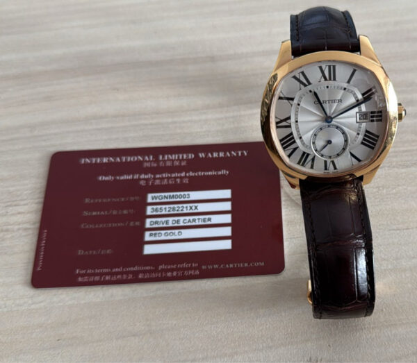 11370 - Cartier WGNM0003 - pre-owned conditions with MINOR signs of usage - With Card