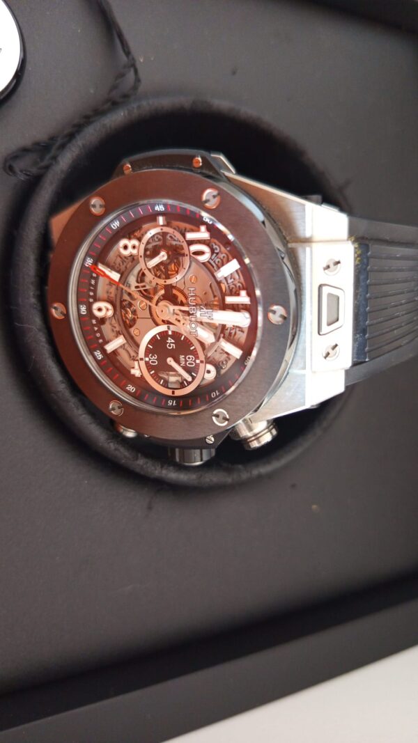 11369 - Hublot 411.NM.1170.RX - pre-owned conditions with MINOR signs of usage - Card & Box - Image 5