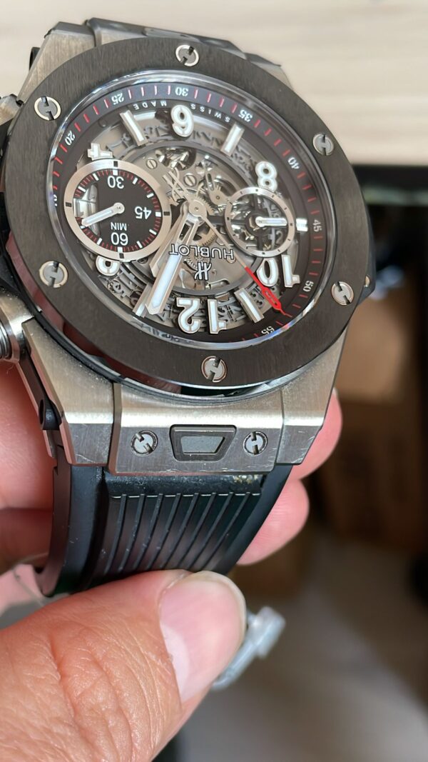 11369 - Hublot 411.NM.1170.RX - pre-owned conditions with MINOR signs of usage - Card & Box - Image 11