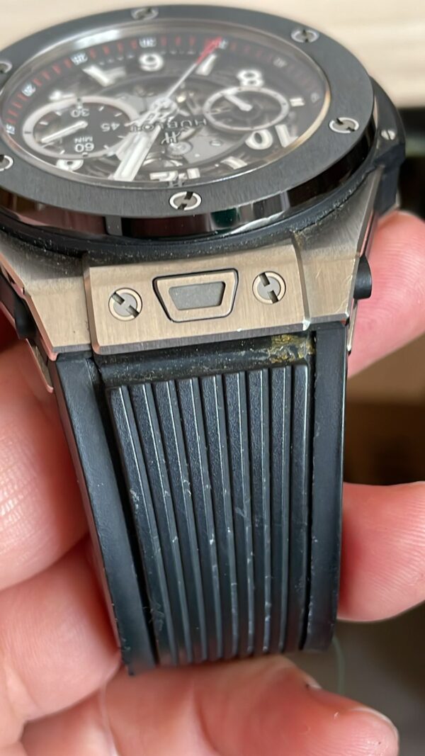 11369 - Hublot 411.NM.1170.RX - pre-owned conditions with MINOR signs of usage - Card & Box - Image 12