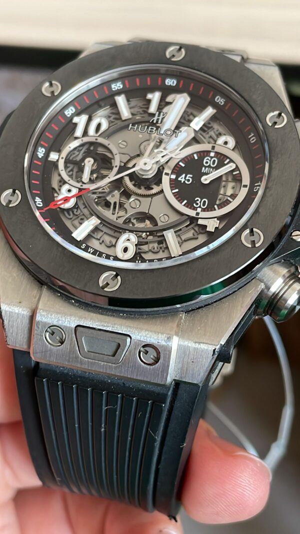 11369 - Hublot 411.NM.1170.RX - pre-owned conditions with MINOR signs of usage - Card & Box - Image 14