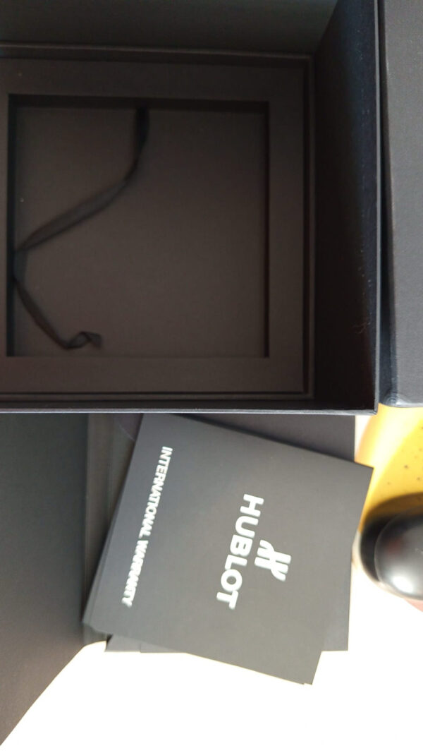 11361 - Hublot 525.CH.0170.RX - pre-owned conditions with MINOR signs of usage - Card & Box - Image 8