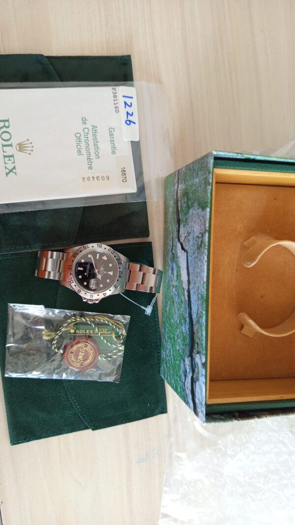 11352 - Rolex - 16570 (Black) - Serviced and Polished - Card & Box - Image 11