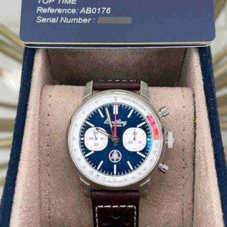 11340 - Breitling AB01763A1C1X - Like New - Card & Box