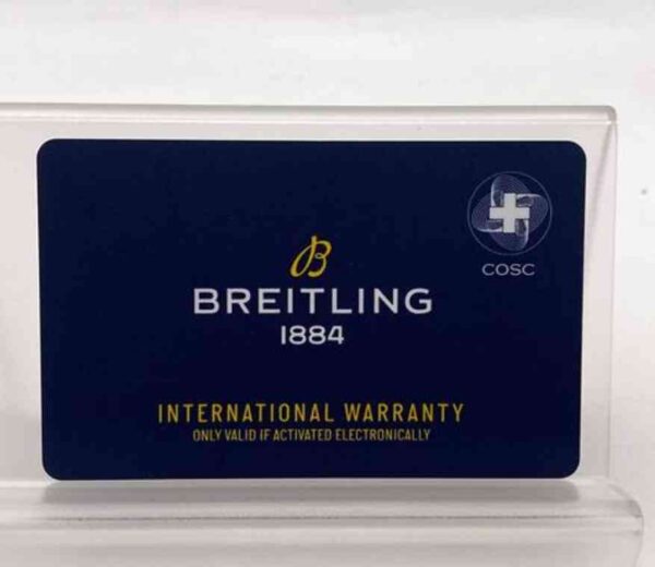 11837 - Breitling - AB0162 - pre-owned conditions with MINOR signs of usage - Card & Box - Image 3