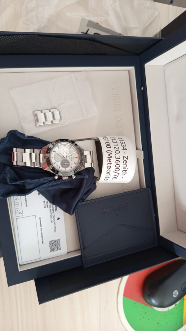 11334 - Zenith - 03.3120.3600/76.M3100 (Meteorite 2024) - RETAIL READY - Card & Box - Image 8