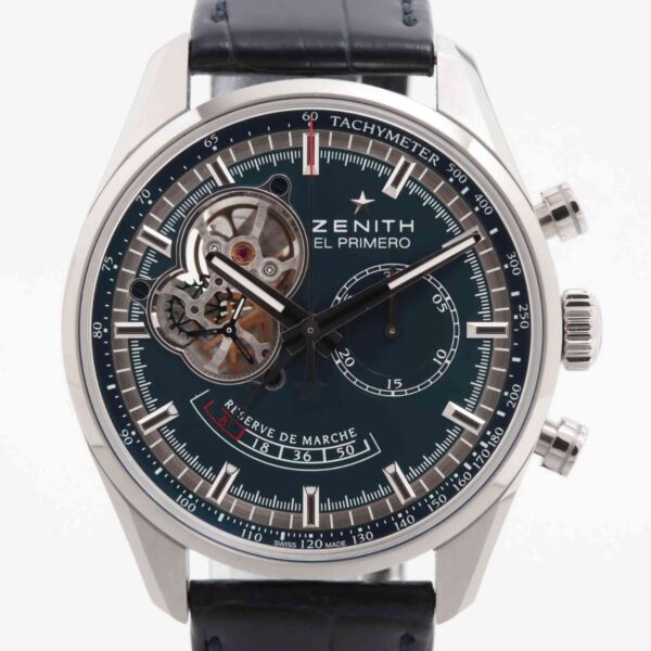11325 - Zenith 03.2085.4021 Blue (2015) - RETAIL READY - Card & Box