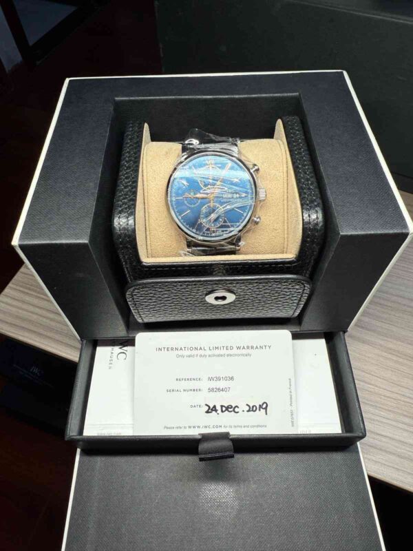11893 - IWC - IW391036 - pre-owned conditions with MINOR signs of usage - Card & Box