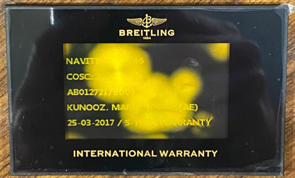 11305 - Breitling AB0127 (2017) - RETAIL READY - Card & Box - Image 2