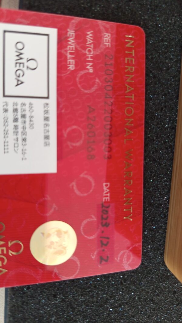 11282 - Omega 210.30.42.20.03.003 (2023) - RETAIL READY - Card & Box - Image 7