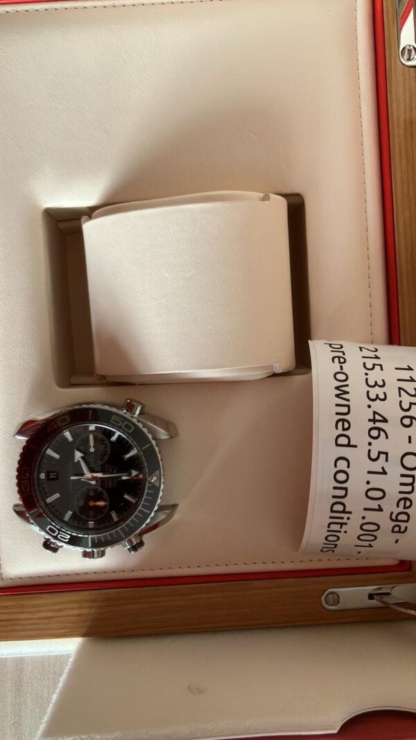 11256 - Omega - 215.33.46.51.01.001 - pre-owned conditions with MINOR signs of usage - Card & Box - Image 6
