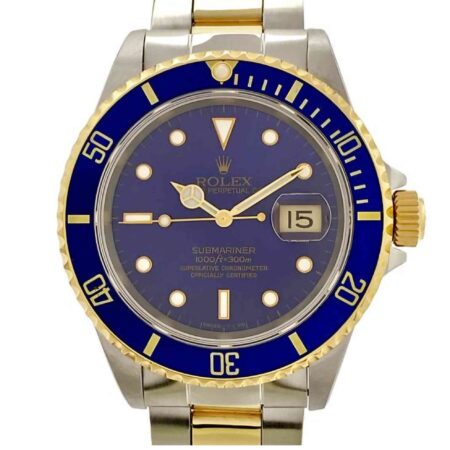 11809 - Rolex - 16613 (Blue, 1993) - pre-owned conditions with MINOR signs of usage - Card & Box