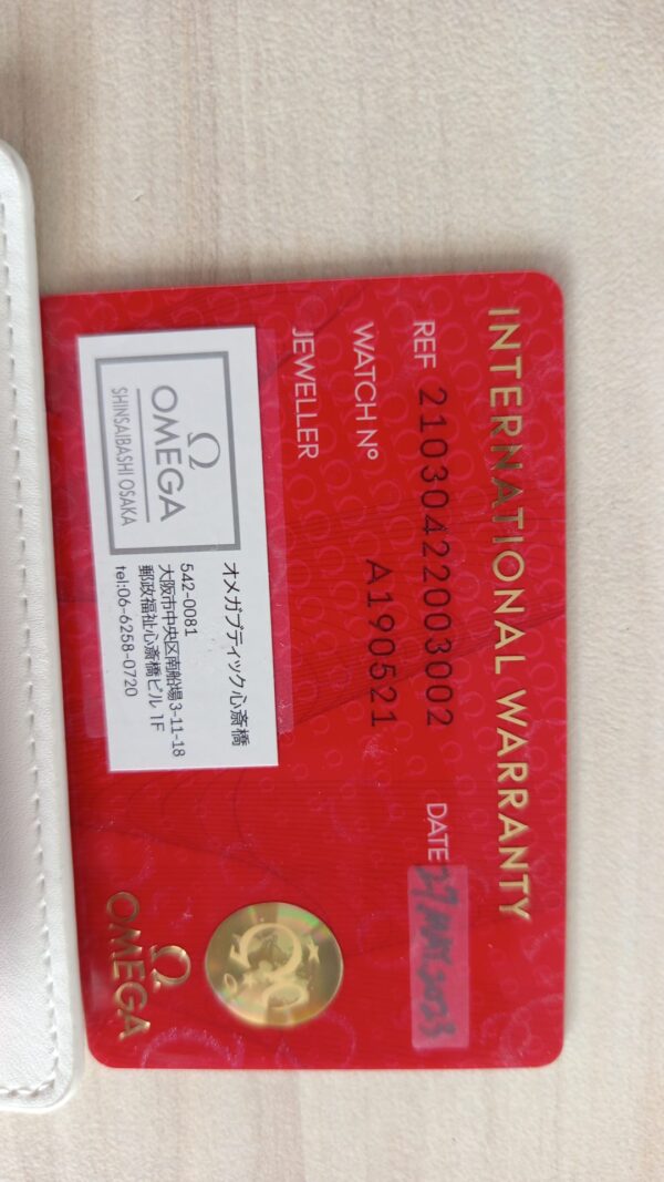 11255 - Omega - 210.30.42.20.03.002 (2023) - RETAIL READY - Card & Box - Image 14