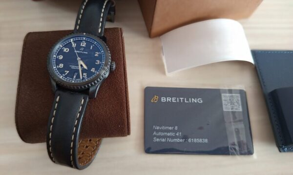 11104 - Breitling M17314101B1X1 - pre-owned conditions with MINOR signs of usage - Card & Box - Image 9