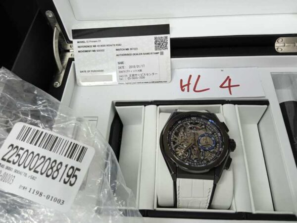 11093 - Zenith 49.9000.9004/78.R582 (2019) - Card & Box - Image 6