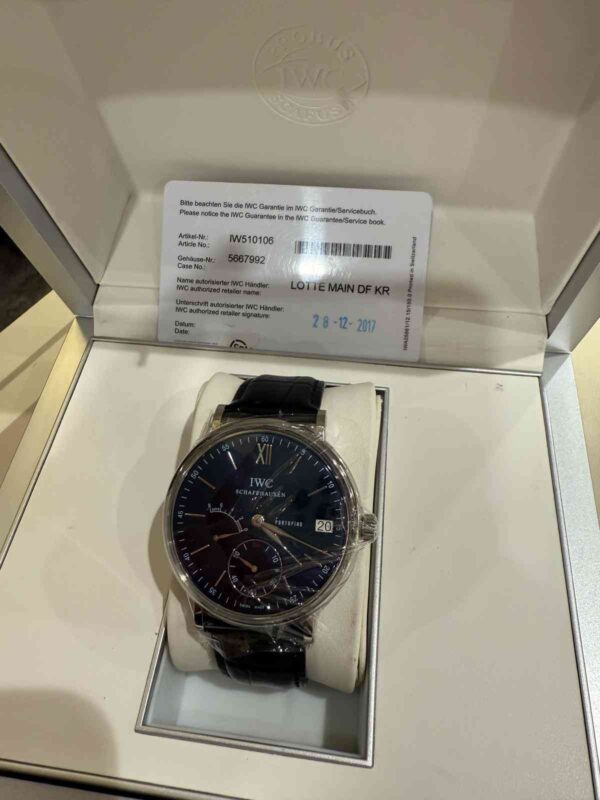 11801 - IWC - IW510106 - pre-owned conditions with MINOR signs of usage - Card & Box