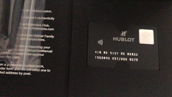 10391 - Hublot 418.NX.5107.RX.MXM20 (Extra Straps) - Great Conditions - Card & Box - Image 14