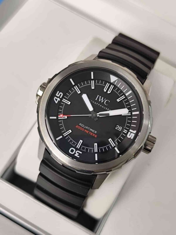 11930 - IWC - IW329101 (Limited Ed. Titanium) - pre-owned conditions with MINOR signs of usage - Card & Box - Image 3