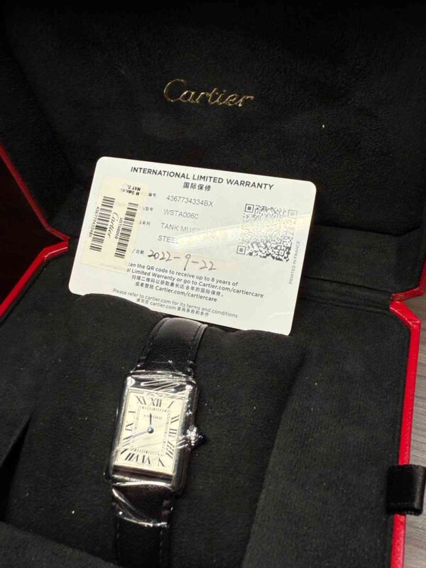 11904 - Cartier - WSTA0060 - pre-owned conditions with MINOR signs of usage - Card & Box