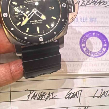 11947 - Panerai - PAM00389 - pre-owned conditions with MAJOR signs of usage - Card & Box