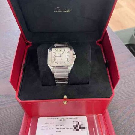12124 - Cartier - WSSA0018 - pre-owned conditions with MINOR signs of usage - Card & Box