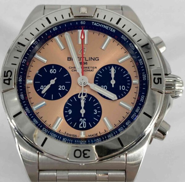 12089 - Breitling - AB0134 - pre-owned conditions with MINOR signs of usage - Card & Box