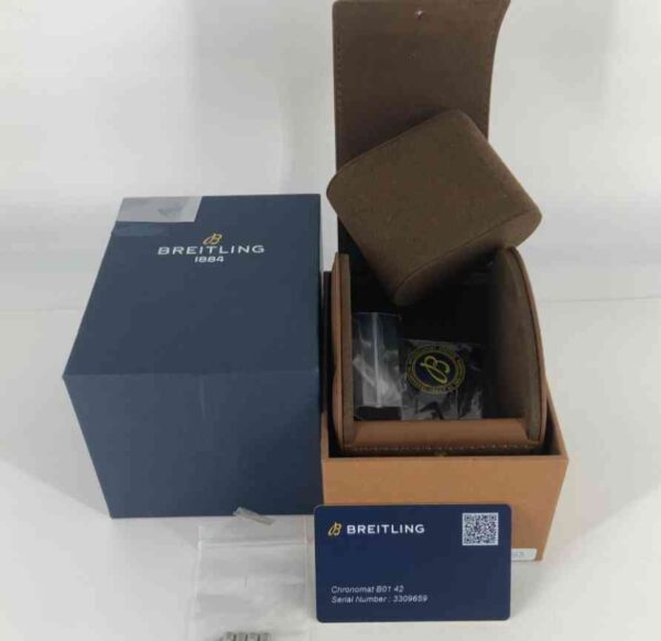 12089 - Breitling - AB0134 - pre-owned conditions with MINOR signs of usage - Card & Box - Image 3