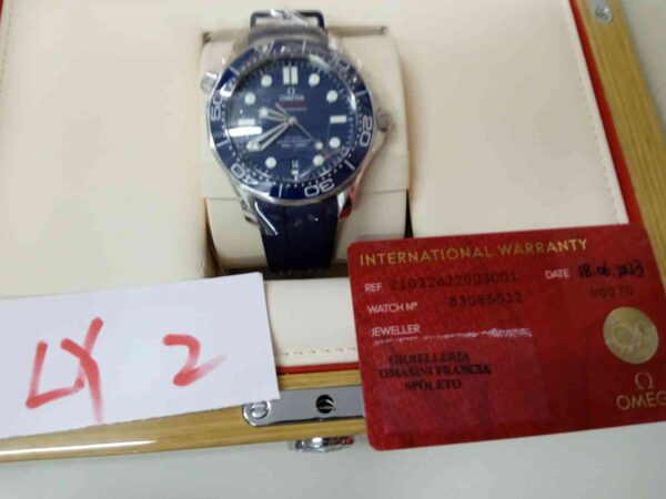 12053 - Omega - 210.32.42.20.03.001 - pre-owned conditions with MINOR signs of usage - Card & Box
