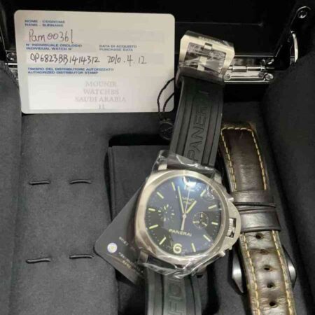 12051 - Panerai - PAM00361 - pre-owned conditions with MINOR signs of usage - Card & Box