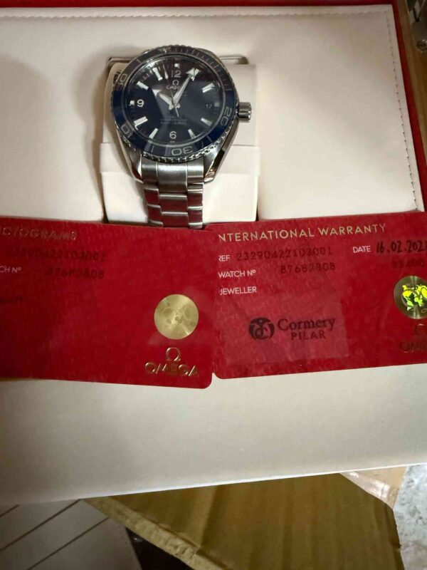 11713 - Omega - 232.90.42.21.03.001 - pre-owned conditions with MINOR signs of usage - Card & Box