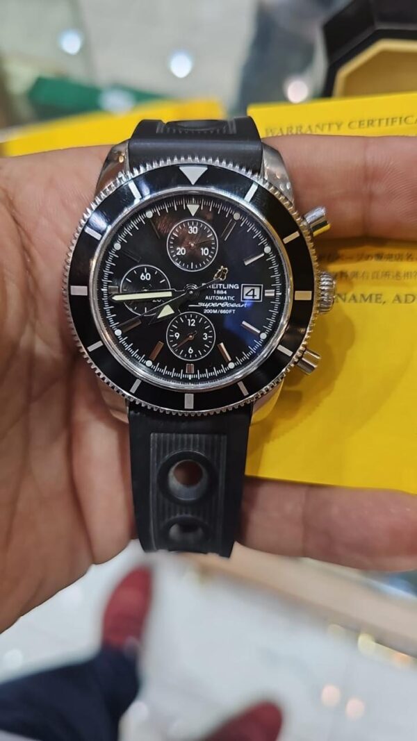 11877 - Breitling - A13320 - pre-owned conditions with MINOR signs of usage - Card & Box