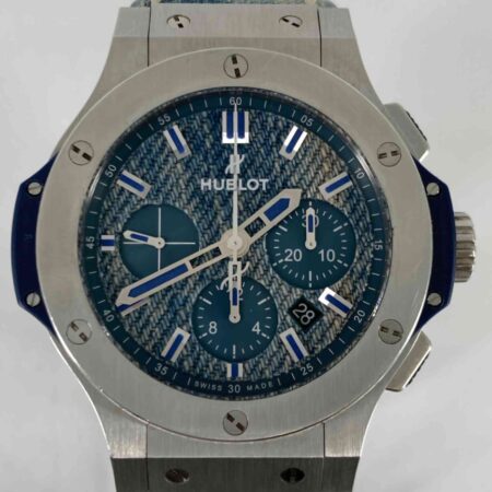 11336 - Hublot - 301.SL.2770.NR.JEANS Big Bang 44mm Steel Jeans) - Polished - Card & Box