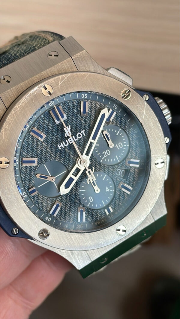 11336 - Hublot - 301.SL.2770.NR.JEANS Big Bang 44mm Steel Jeans) - Polished - Card & Box - Image 2