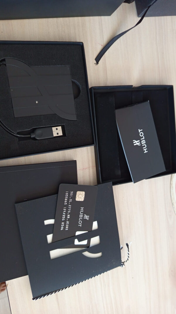 11336 - Hublot - 301.SL.2770.NR.JEANS Big Bang 44mm Steel Jeans) - Polished - Card & Box - Image 3
