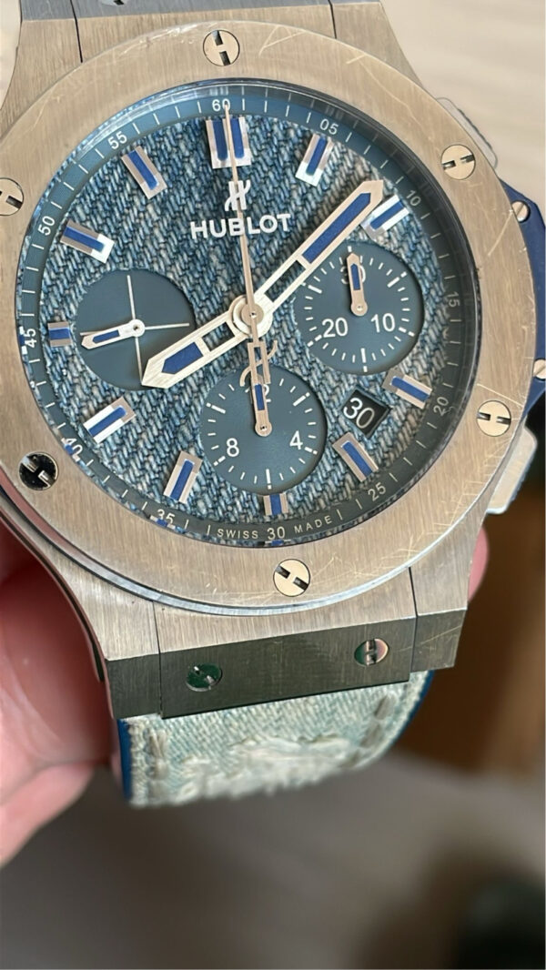 11336 - Hublot - 301.SL.2770.NR.JEANS Big Bang 44mm Steel Jeans) - Polished - Card & Box - Image 5