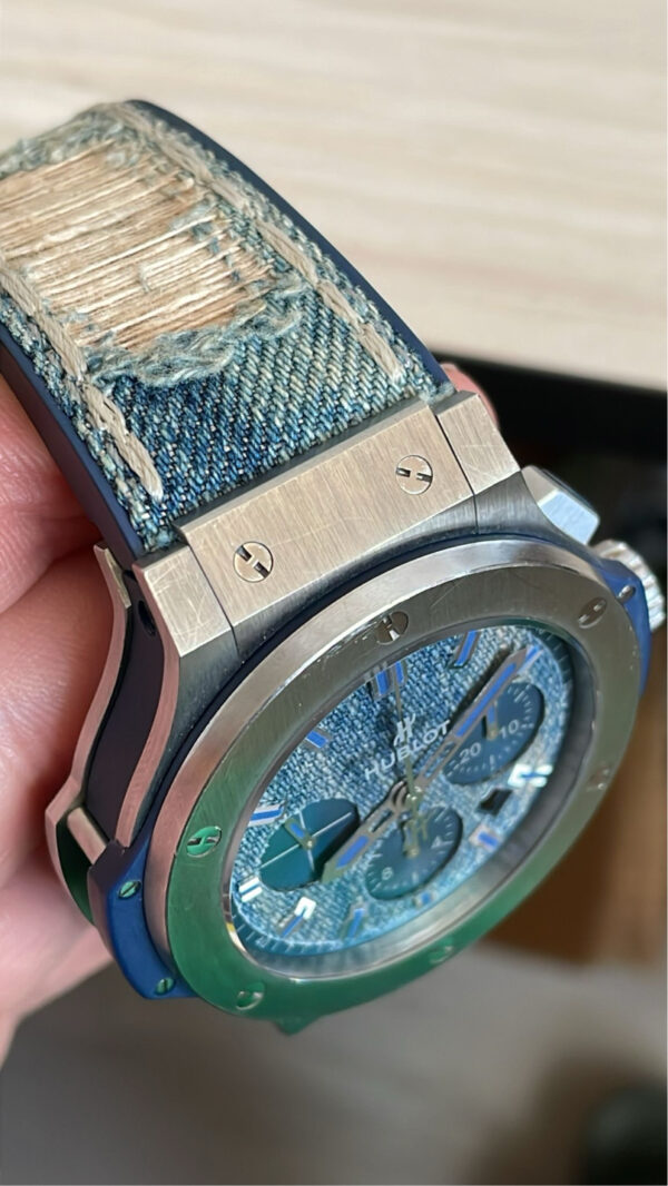 11336 - Hublot - 301.SL.2770.NR.JEANS Big Bang 44mm Steel Jeans) - Polished - Card & Box - Image 7