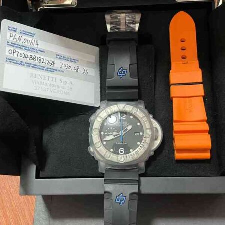 12191 - Panerai - PAM00614 - pre-owned conditions with MINOR signs of usage - Card & Box
