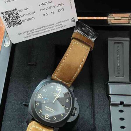 12185 - Panerai - PAM01441 - pre-owned conditions with MINOR signs of usage - Card & Box