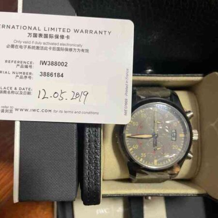 12182 - IWC - IW388002 - pre-owned conditions with MINOR signs of usage - Card & Box