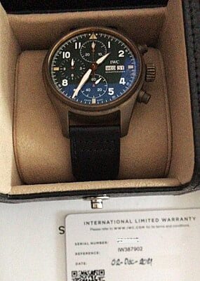 8255 - IWC IW387902 - Great Conditions - Card & Box