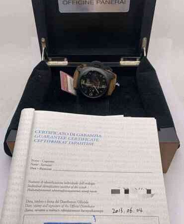12272 - Panerai - PAM00441 - pre-owned conditions with MINOR signs of usage - Card & Box