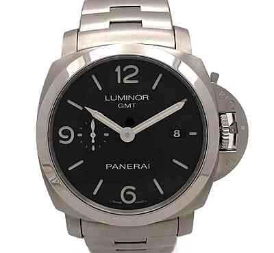 12333 - Panerai - Luminor GMT - pre-owned conditions with MINOR signs of usage - Card & Box
