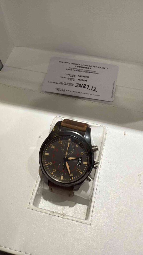 11684 - IWC - IW388002 - pre-owned conditions with MINOR signs of usage - Card & Box - Image 2