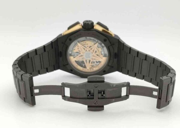 11649 - Zenith - 87.9100.9004/03.I001 (2023) - pre-owned conditions with MINOR signs of usage - Card & Box - Image 5