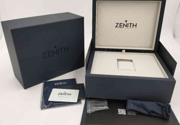 11648 - Zenith - 03.3107.3600/56.M3100 (2024) - pre-owned conditions with MINOR signs of usage - Card & Box - Image 4